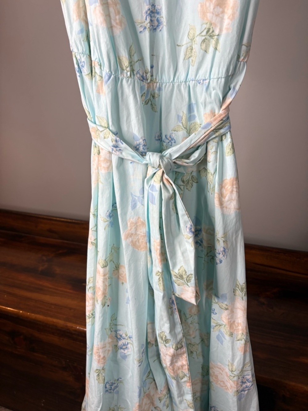 Love Shack Fancy for Target Floral Blue Maxi Dress - Picture 5 of 9